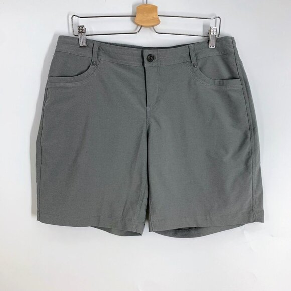 Kuhl Women's Trekr Flat‎ Front 8" Inseam Outdoor Hiking Stretch Shorts Size 14 - Picture 1 of 13